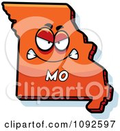 Poster, Art Print Of Mad Orange Missouri State Character