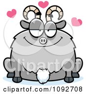 Poster, Art Print Of Chubby Goat In Love