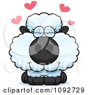 Poster, Art Print Of Cute Baby Sheep In Love