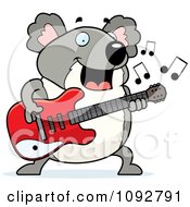 Poster, Art Print Of Chubby Koala Guitarist