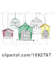 Poster, Art Print Of Bird Cages