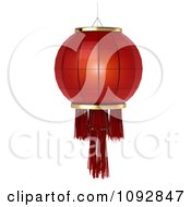 Poster, Art Print Of 3d Red Chinese Festival Lantern