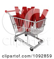 Poster, Art Print Of 3d Www E Commerce Shopping Cart