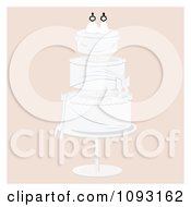 Poster, Art Print Of Layered Wedding Cake With A Lesbian Topper 5
