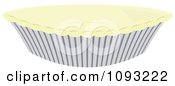 Clipart Uncooked Dough Over A Pie Pan Royalty Free Vector Illustration by Randomway