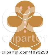 Poster, Art Print Of Gingerbread Woman Cookie 2