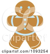 Poster, Art Print Of Gingerbread Man Cookie 1