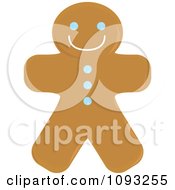 Poster, Art Print Of Gingerbread Man Cookie 2