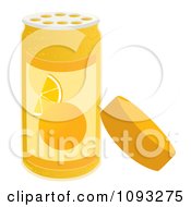 Poster, Art Print Of Open Spice Bottle Of Orange Zest Flavoring