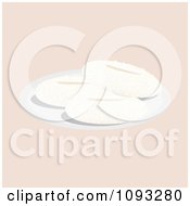 Clipart Powdered Donuts Royalty Free Vector Illustration
