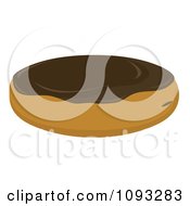 Poster, Art Print Of Filled Chocolate Frosted Donut