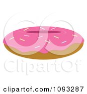 Poster, Art Print Of Pink Frosted Donut