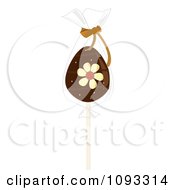 Poster, Art Print Of Chocolate Easter Egg Lolipop