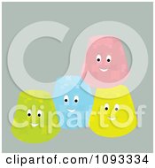 Poster, Art Print Of Happy Gum Drop Characters