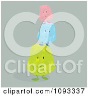Clipart Colorful Gum Drop Characters 2 Royalty Free Vector Illustration by Randomway
