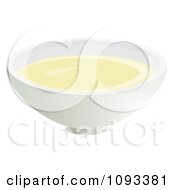 Clipart Bowl Of Egg Whites Royalty Free Vector Illustration by Randomway