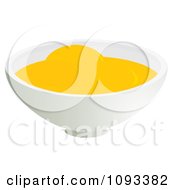 Clipart Bowl Of Egg Yolks Royalty Free Vector Illustration by Randomway
