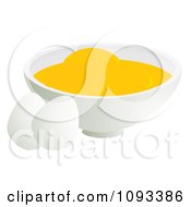 Poster, Art Print Of Two Eggs And A Bowl Of Yolks