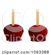 Poster, Art Print Of Red Candied Apples