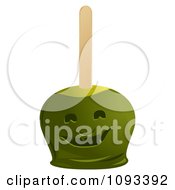 Green Ghost Candied Apple