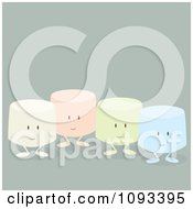 Colorful Marshmallow Characters 1