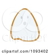 Clipart Halloween Ghost Cookie Royalty Free Vector Illustration