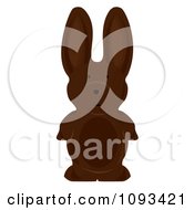 Clipart Chocolate Easter Bunny 3 Royalty Free Vector Illustration