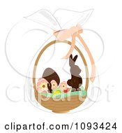 Poster, Art Print Of Easter Basket With Candy