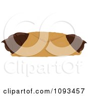 Clipart Chocolate Cannoli Royalty Free Vector Illustration by Randomway