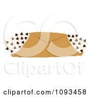 Clipart Chocolate Chip Cannoli Royalty Free Vector Illustration by Randomway #COLLC1093458-0150