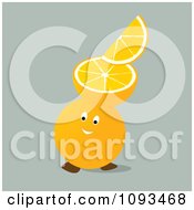 Poster, Art Print Of Orange Character 4