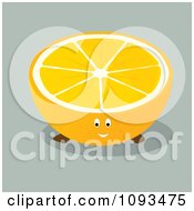 Clipart Orange Character 1 Royalty Free Vector Illustration by Randomway