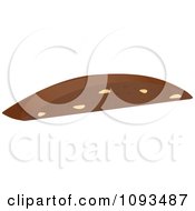 Clipart Chocolate Nut Biscotti Royalty Free Vector Illustration by Randomway