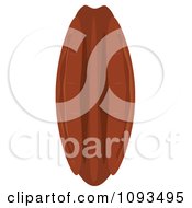 Clipart Pecan Royalty Free Vector Illustration by Randomway