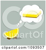Poster, Art Print Of Wedge Thinking Of A Lemon Bar