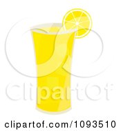 Clipart Glass Of Lemonade Royalty Free Vector Illustration by Randomway