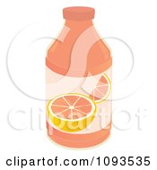 Poster, Art Print Of Bottle Of Grapefruit Juice