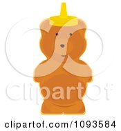 Clipart Bear Honey Jar Royalty Free Vector Illustration