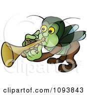Poster, Art Print Of Beetle Playing A Trumpet