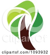 Poster, Art Print Of Green Tree Logo 15