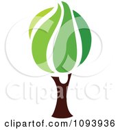 Poster, Art Print Of Green Tree Logo 11