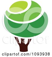 Poster, Art Print Of Green Tree Logo 8