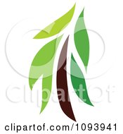 Poster, Art Print Of Green Tree Logo 13