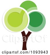 Poster, Art Print Of Green Tree Logo 12