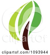 Poster, Art Print Of Green Tree Logo 2