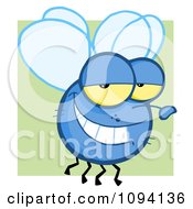 Poster, Art Print Of Grinning Blue Fly