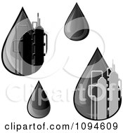Poster, Art Print Of Petrol Oil Drops