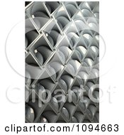 Poster, Art Print Of 3d Metal Diamond Pattern Background