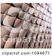 Poster, Art Print Of 3d Scales Background Pattern 2