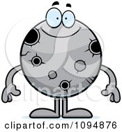 Clipart Smiling Moon Royalty Free Vector Illustration